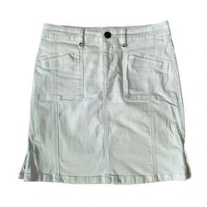 San  Francisco White jeans skirt